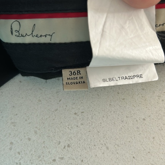 Burberry London Men’s Black Wool Dress Pants Slacks Size 36 - Picture 12 of 17